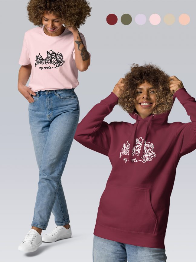 'My Roots' T-Krekls (Sievietēm, viriešiem, bērniem)