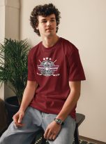 unisex-organic-cotton-t-shirt-burgundy-front-678952aa6608e.jpg