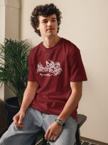 unisex-organic-cotton-t-shirt-burgundy-front-678a9f8949473.jpg