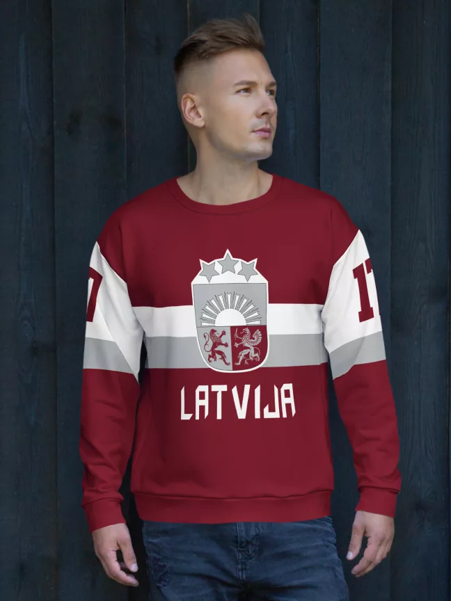 Hokeja / Sporta Fanu džemperis ar VĀRDU