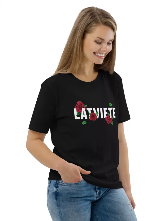 Latviete 100% Organiskās kokvilnas T-Krekls